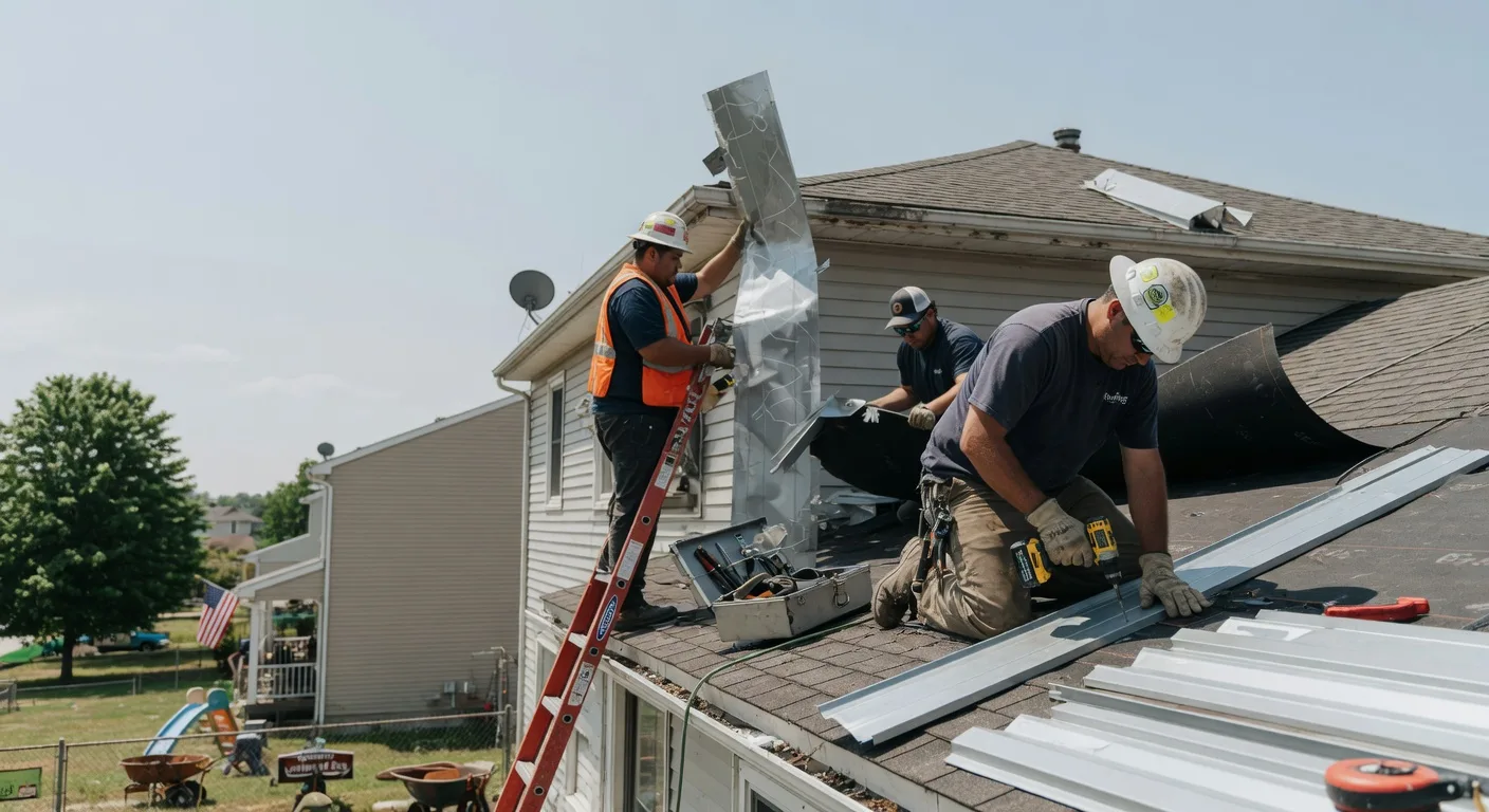 Metal Roofing Installation in Evansville, IL near me